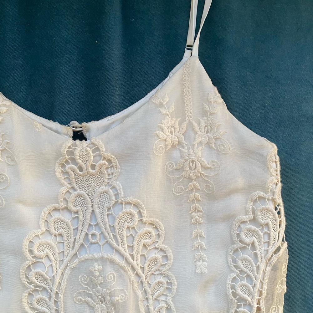 Dolce Vita Jeralyn White Lace Dress XS - Picture 8 of 10